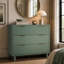 Ensemble de chambre à coucher avec commode et table de chevet 2 pièces Elara-128905483