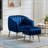 Accent Armchair with Ottoman-1723438933