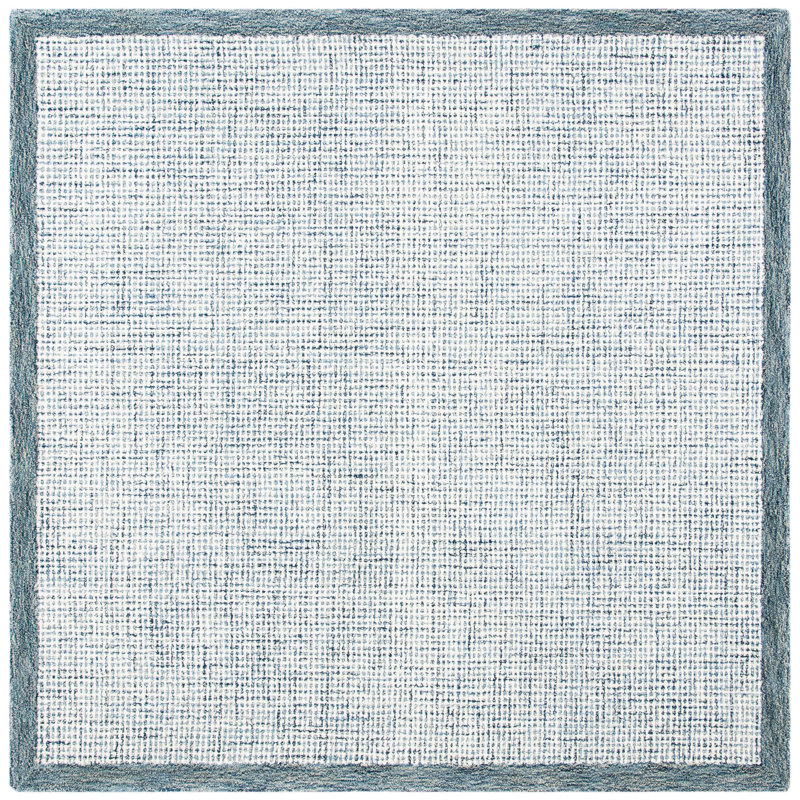 Canales Hand Tufted Wool Rug, Square 6'