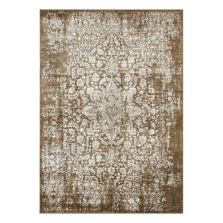 Tapis d'intérieur en polypropylène tissé à la main Ariahna