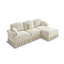  Canapé modulaire en L avec repose-pieds mobile-679715042