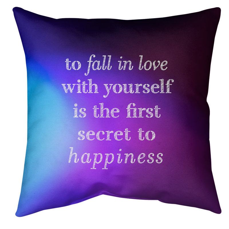 Coussin de sol, 36 po x 36 po, Bleu / Mauve