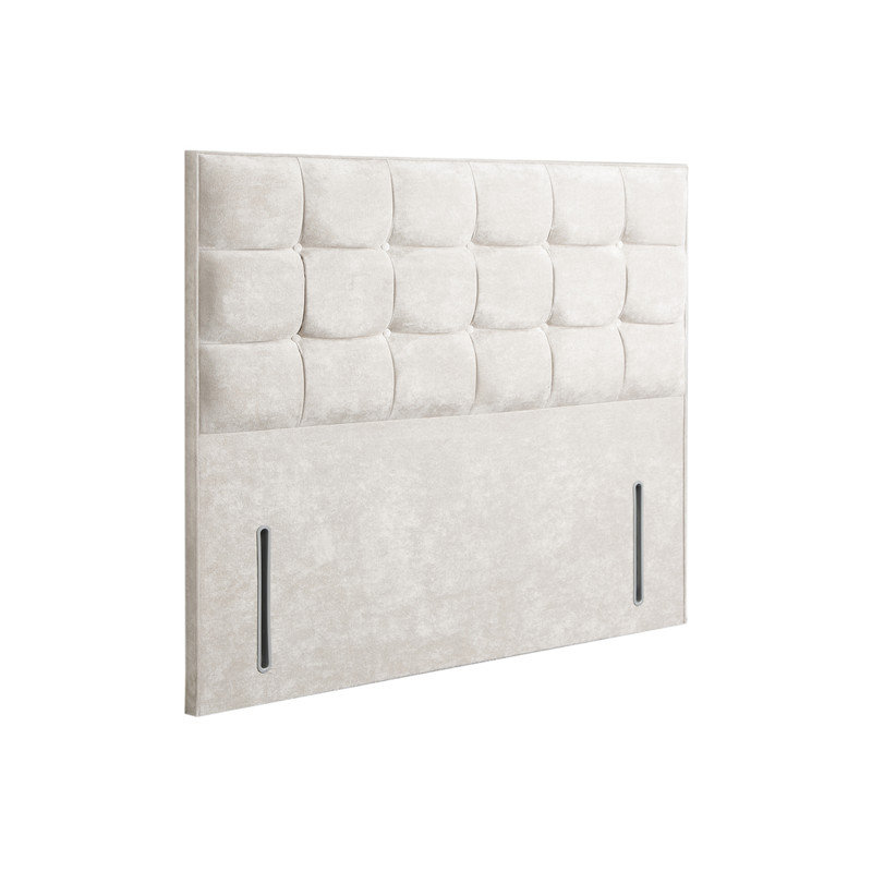 Upholstered Headboard, Double (4'6'), Pearl, Kensington