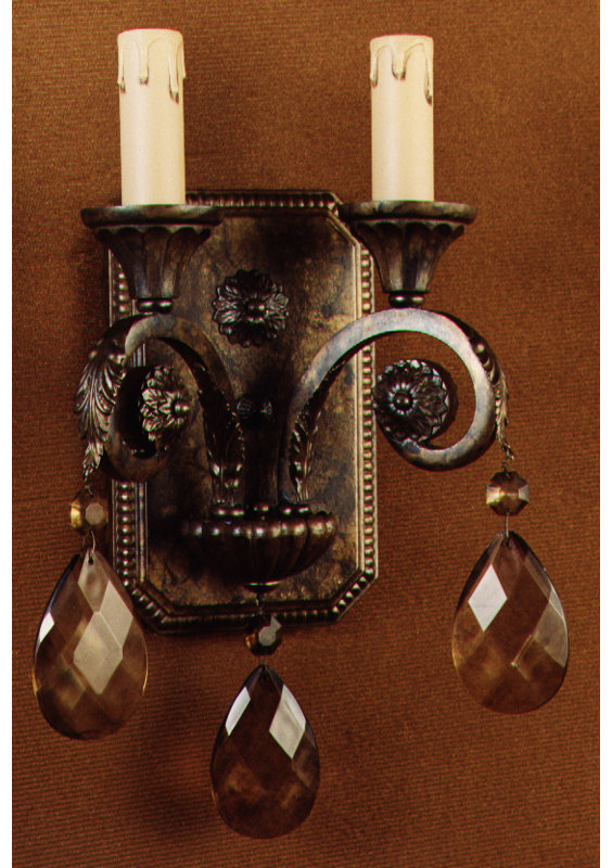 Cowie Candle Wall Light, Rust Antique Bronze