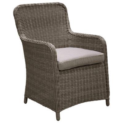 Neerav Patio Dining Armchair with Cushion
