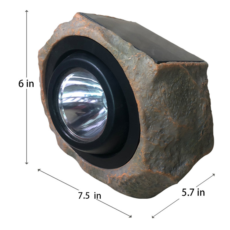 Poly Resin Solar Powered Integrated LED Spotlight