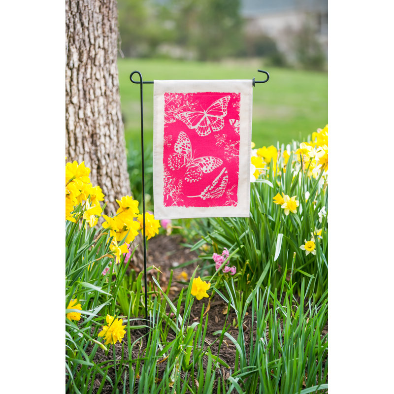 Double Sided 18 in. H x 12.5 in. W Polyester Animal Garden flag
