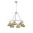 Felda 6 - Light Steel Dimmable Cone Chandelier-99998912-99998923