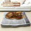 Grand lit pour chien avec coussin pour cage de cage, lit pour chien, lit super doux pour animal de compagnie de taille moyenne, jumbo-1134394923