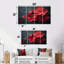 Salazar - Hortensia, ensemble d'art sur toile-107605091