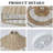 large 15.75" naturel rattan pendant light