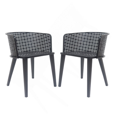Milan Outdoor Dining Chair(Set Of 2)