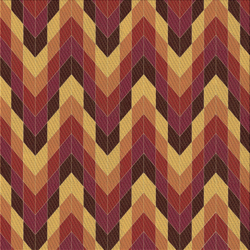 Tapis 100% à motif lavable à la machine 2989, Carré 4 pi