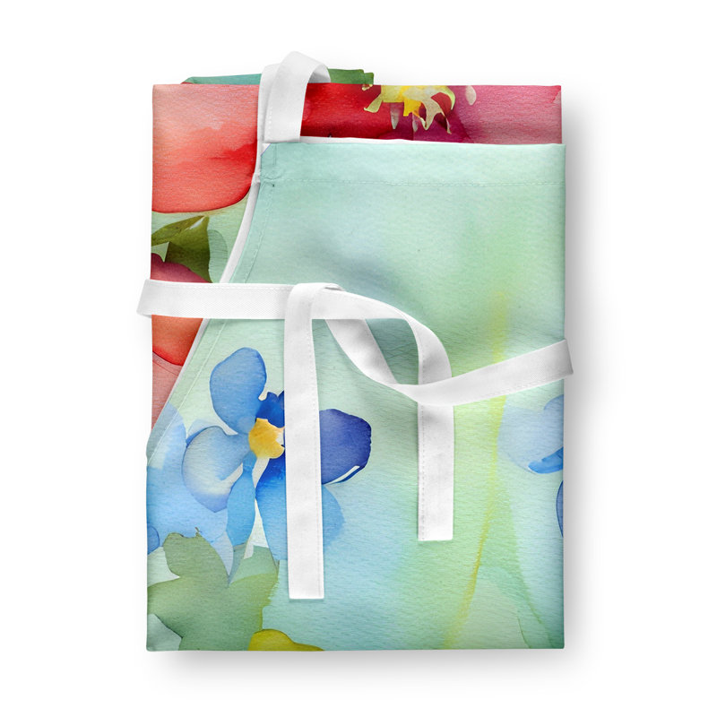 Iris du Tennessee en tablier aquarelle, Rose Alaska Forget-me-nots
