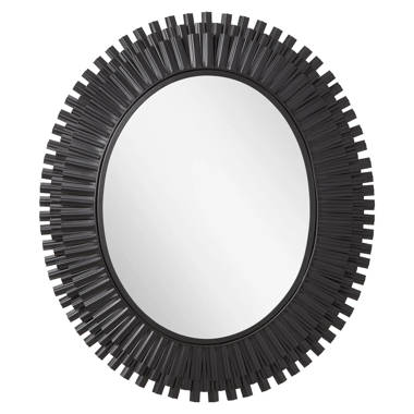 Portola Rectangular Wall Mirror with Concrete Frame