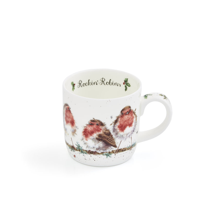 Classic Wrendale Designs, Rockin Robins (Robins) Mug
