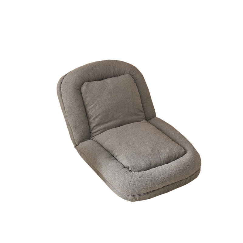 Triple Fold Down Sofa Bed, Gray Fabric