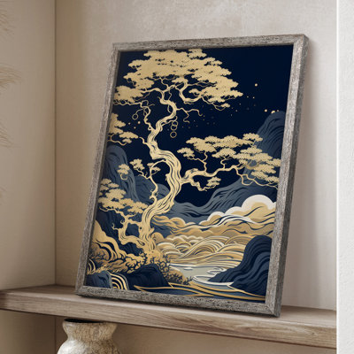 «LANDSCAPES Series CL XXVI», reproduction encadrée - bois massif