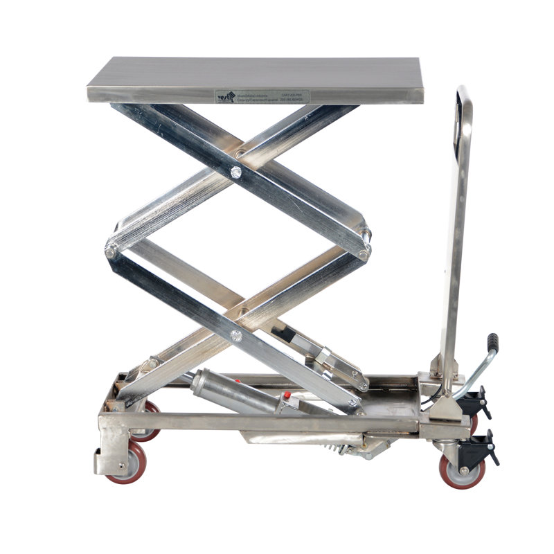 Chariot élévateur en aluminium, 34" H x 17.75" W x 34.5" D