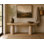 Capri 87.4'' Solid Wood Console Table