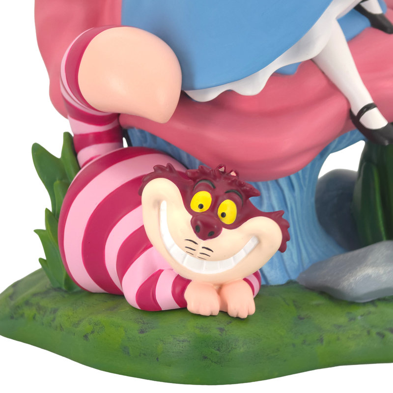 Figurine Enesco Disney Showcase Alice au pays des merveilles et chat du Cheshire - 75e anniversaire