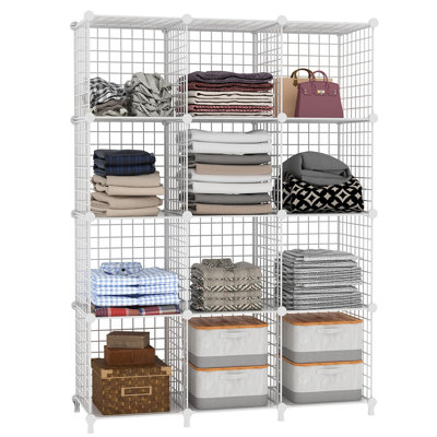 Cyd 125 cm H x 93 cm W Cube Bookcase
