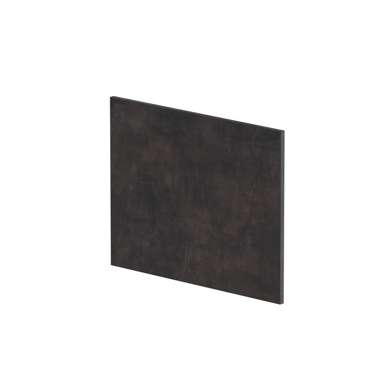 700Mm Shower Bath End Panel, Metallic Slate
