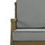 Ensemble de conversation d'extérieur en teck pour quatre personnes avec coussin et deux tables d'appoint-738850613-738850614