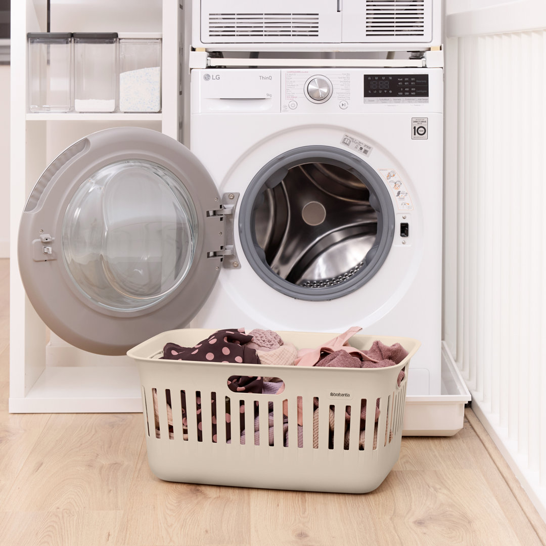 Brabantia Collect-It Laundry Basket - 40L - Cream - Recycled Plastic - Image 2