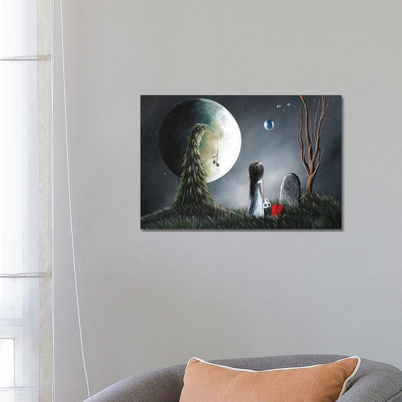 God Must Need You More Than We Do by Moonlight Art Parlour - Print on Canvas, Wrapped Canvas