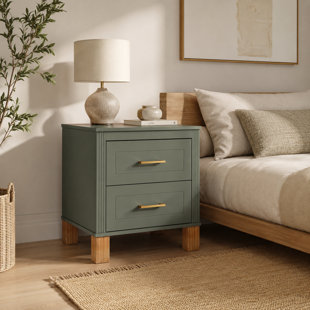 Table de chevet avec rangement moderne et épurée pour la chambre à coucher et le salon