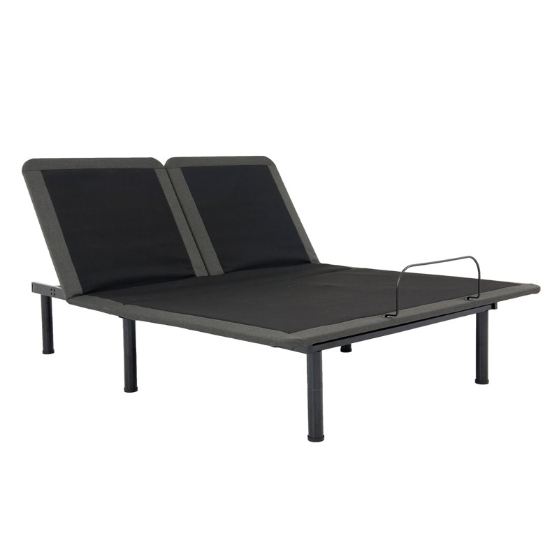 Matelas hybride en mousse à mémoire de forme 12 po et base réglable, grand