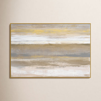 Muriel Shimmering Landscape - Floater Frame Painting Print on Canvas