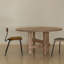 Table de salle à manger moderne et simple en bois massif-109025612