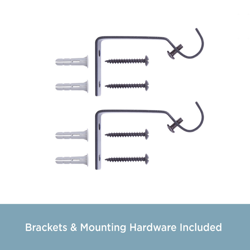 Brackets Steel Brackets, Black