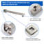 Pomme de douche à fixation murale 16 po-71275150