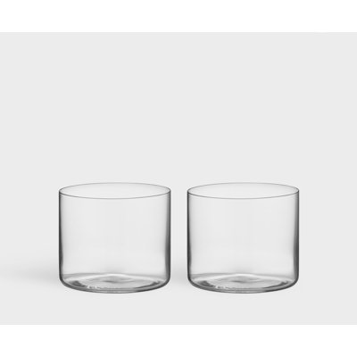 Geometry 10oz. Handmade Crystal Drinking Glass Set