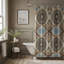 Boho Swirls - Rideau de douche Premium-547181431
