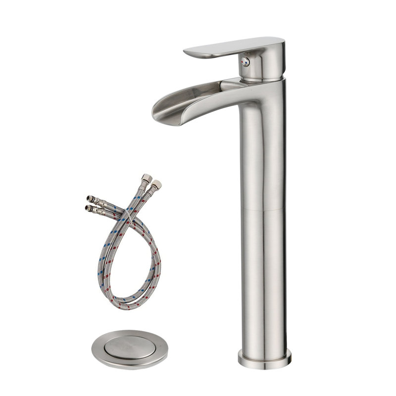 Single-Hole Single-handle Bathroom Faucet, Brushed Nickel