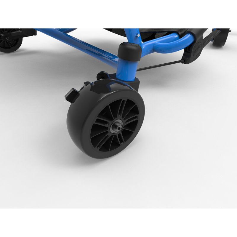 EzyRoller: Drifter Pro X - Bleu - Scooter, mouvement de cambrure, chariot sans pédale, freins à main, cadre extensible, capacité de 220 lb, enfants-adultes de 9 ans et plus