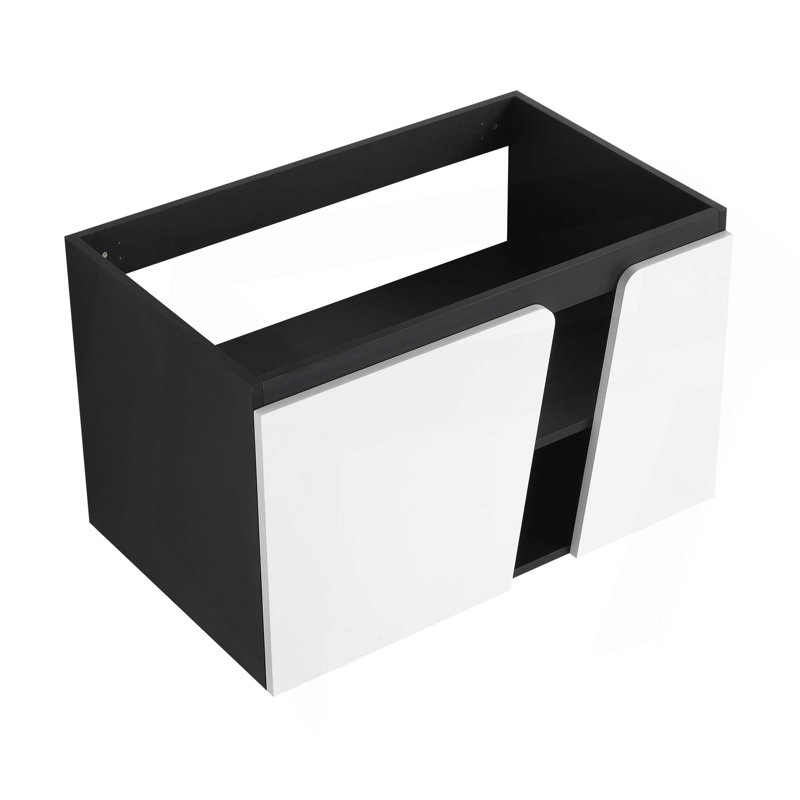 Floating Wall-Mounted Bathroom Vanity  & Soft-Close Cabinet Door