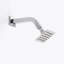 Devon Sharp Nozzles Slim Shower Head - Wall Or Ceiling Mount - 4" Stainless Steel/Brushed Stainless Steel-1474549585