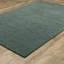 Yolandi Teal Solid Color Hand Tufted Wool Area Rug-47229148