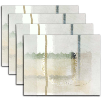 Napperon abstrait en polyester