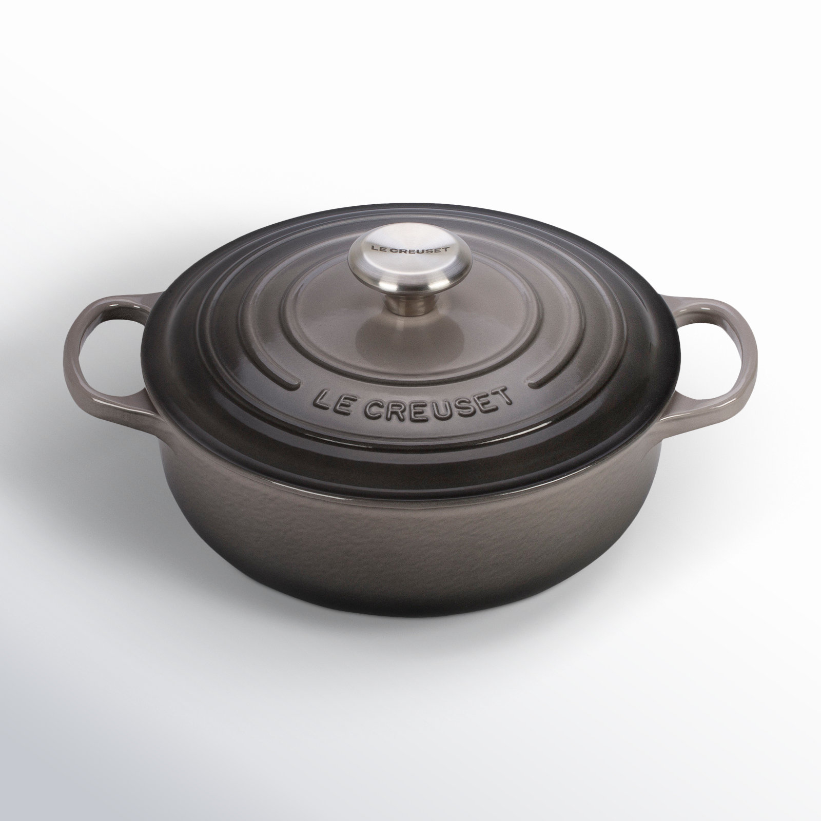 Enameled Cast Iron Dutch Oven, Oyster