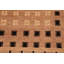 Tapis géométrique beige / noir en laine noué à la main à motif géométrique 5 pi 10 po x 8 pi 9 po Baccio