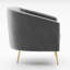 Lucciano Velvet Barrel Chair-1045929889