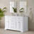 Luken 54" Double Vanity - White