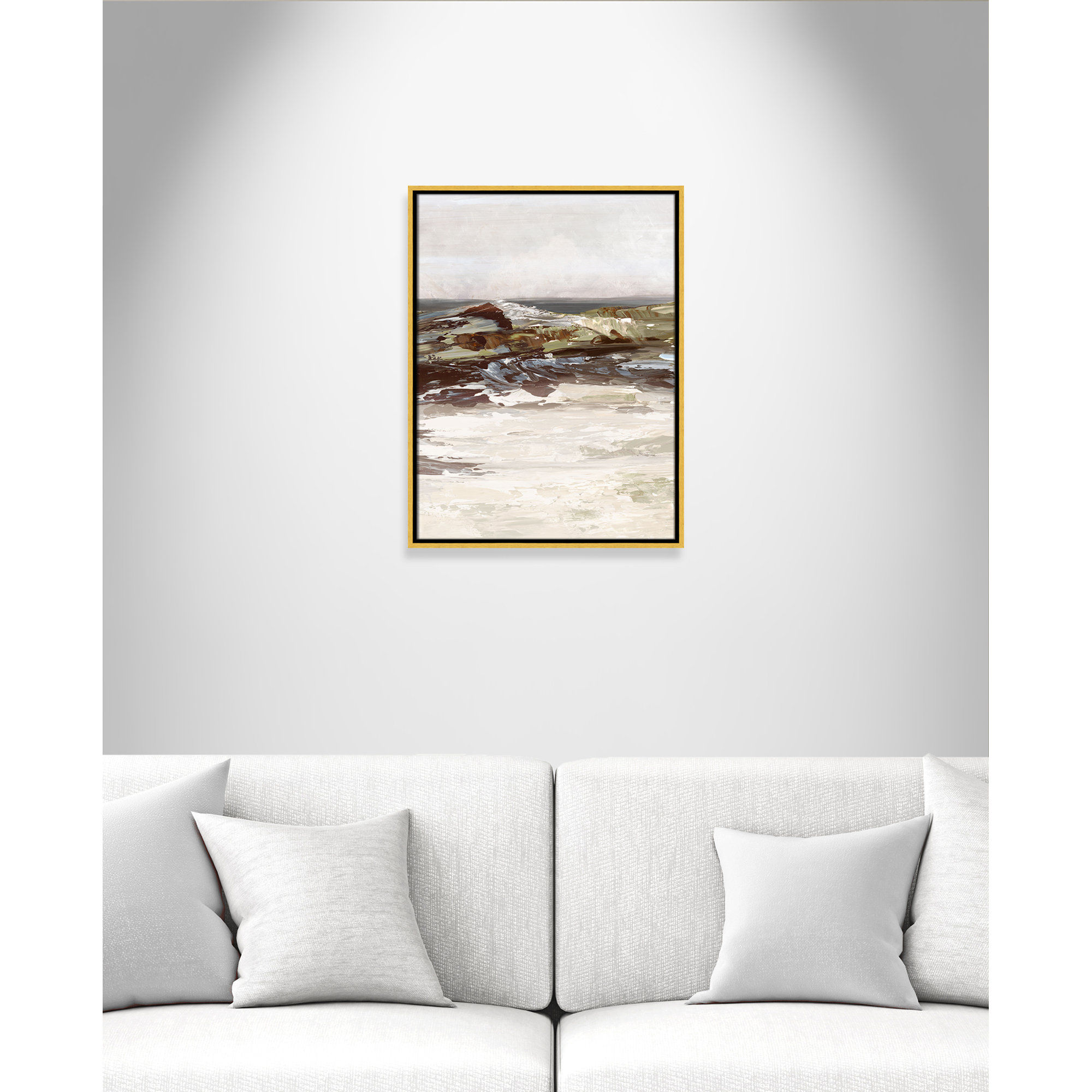 Stoney Peak Print by , Gold, 25.5" H x 19.5" W