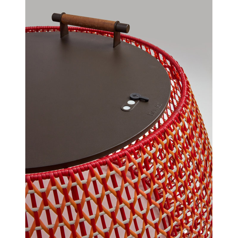 Nans Bag 38 - Outdoor Table - Dimmable - Shade, Red/Orange/Beige